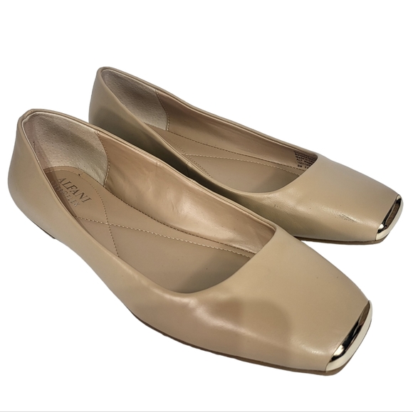 Alfani Step N' Flex Neptoon Square-toe Flats Nude 8 - Picture 3 of 6